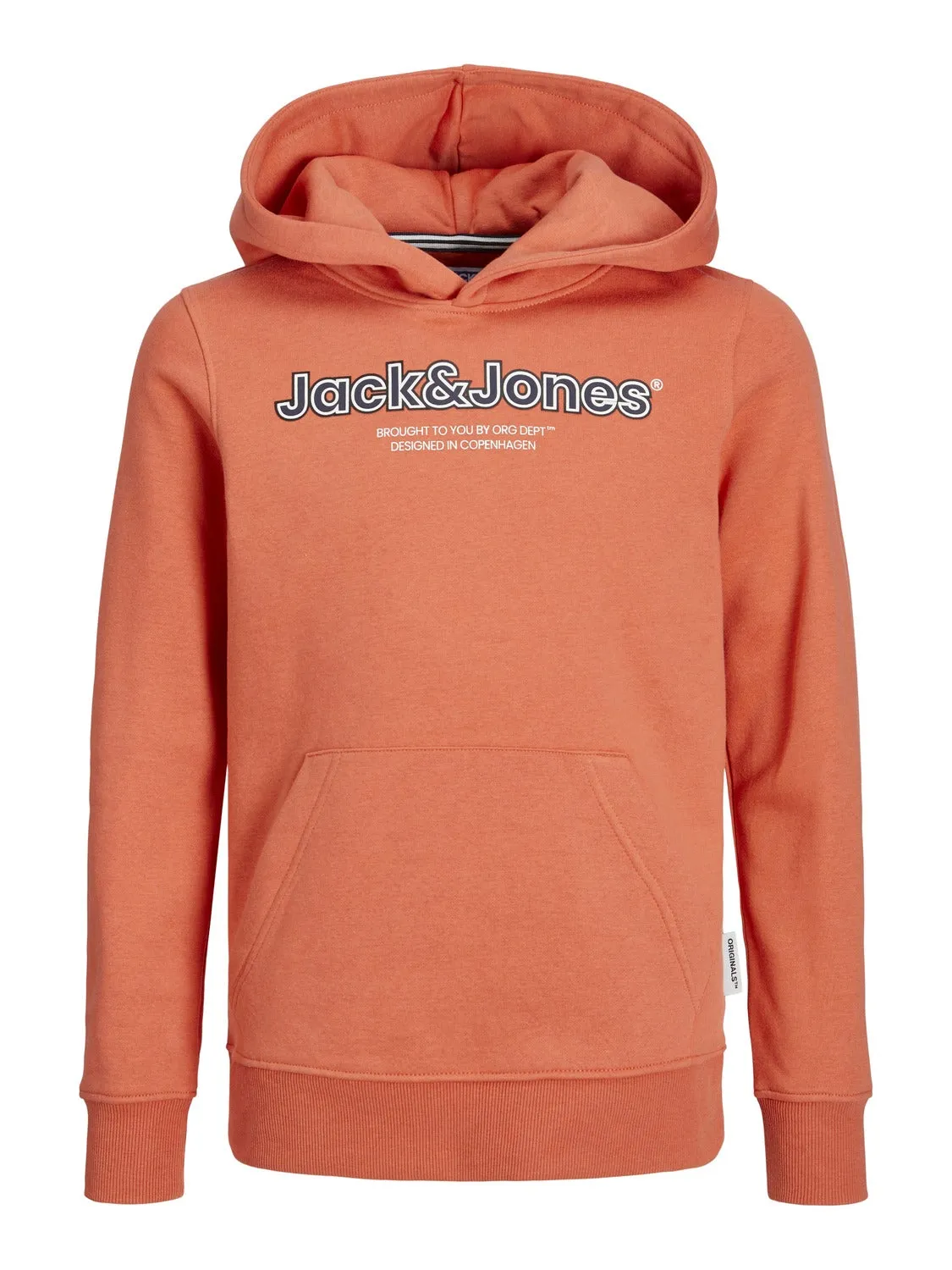 Sudadera con capucha Logotipo Junior | Naranja intermedio | Jack & Jones®