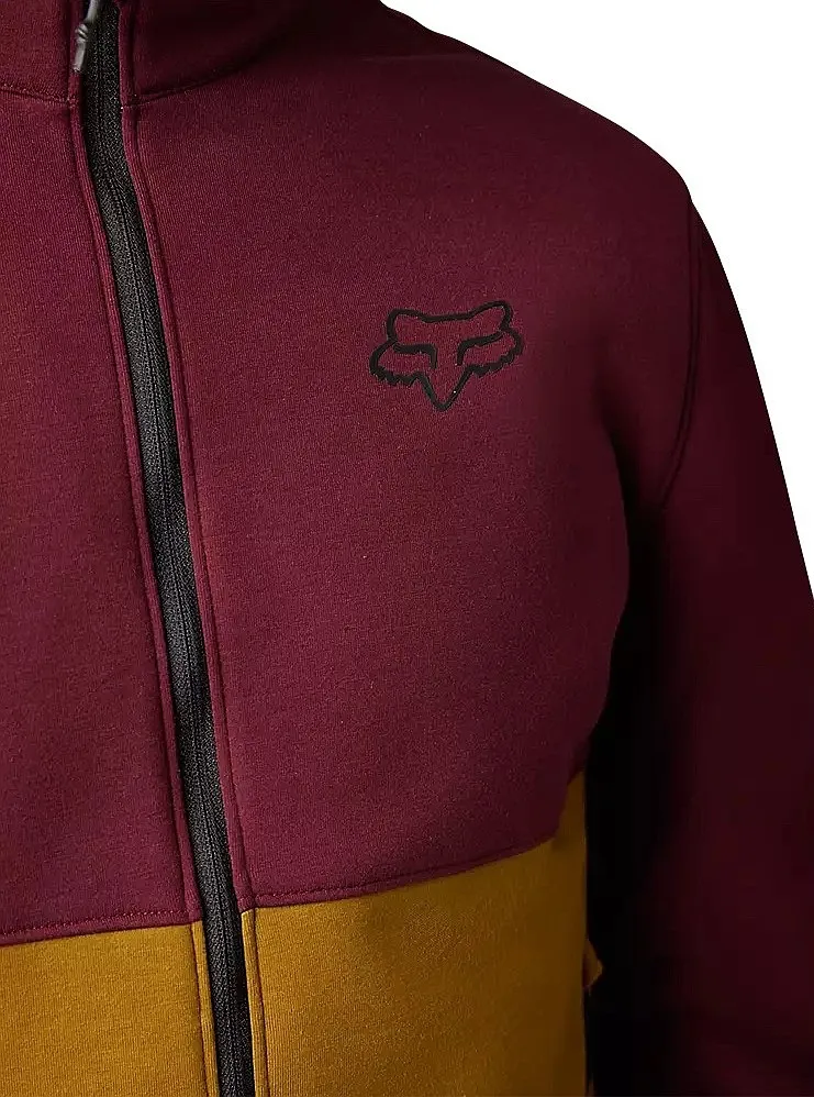 sudadera Fox Ranger Fire Crew Zip - Dark Maroon - men´s