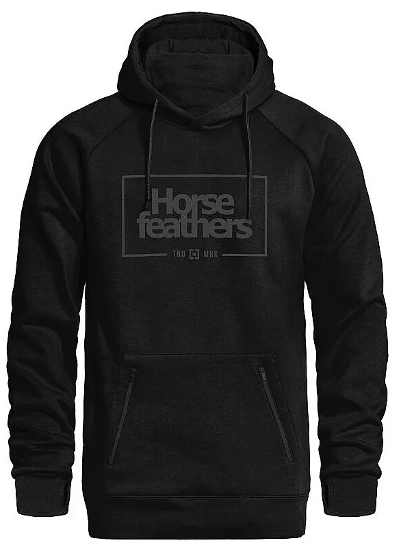 sudadera Horsefeathers Label - Black - men´s