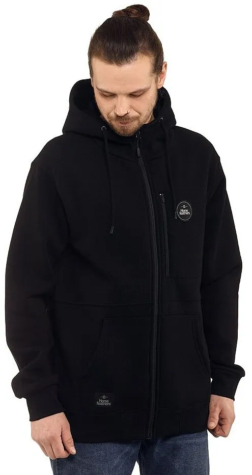 sudadera Horsefeathers Zach II Zip - Black - men´s