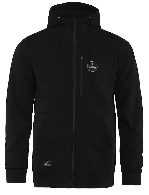 sudadera Horsefeathers Zach II Zip - Black - men´s