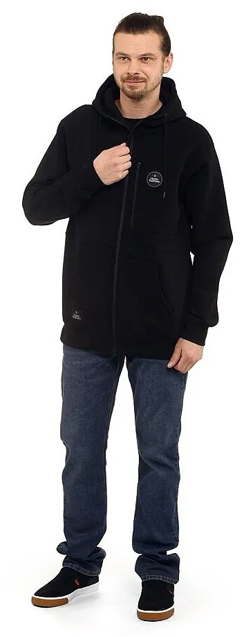 sudadera Horsefeathers Zach II Zip - Black - men´s