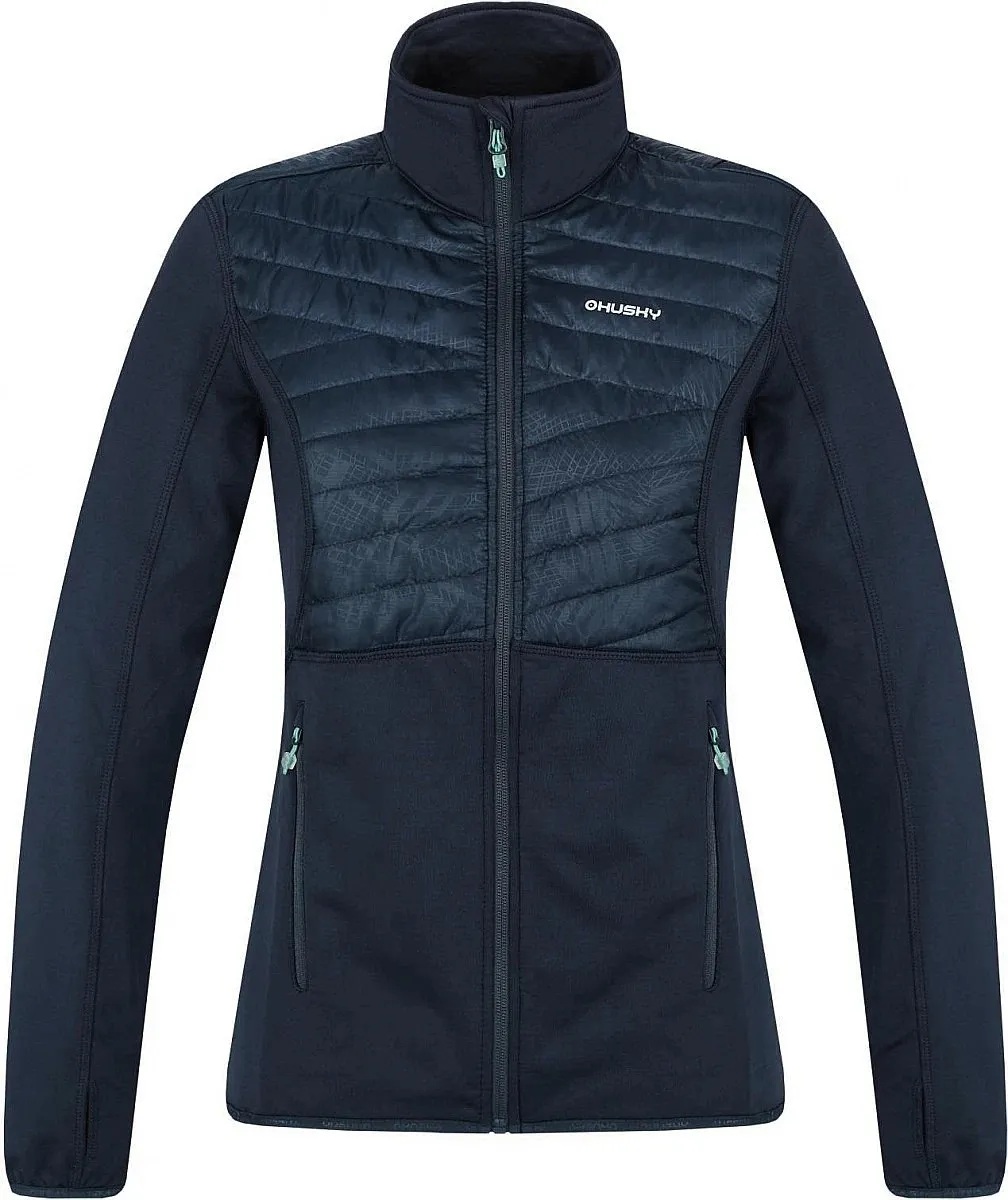 sudadera Husky Airy L Zip - Dark Blue - women´s