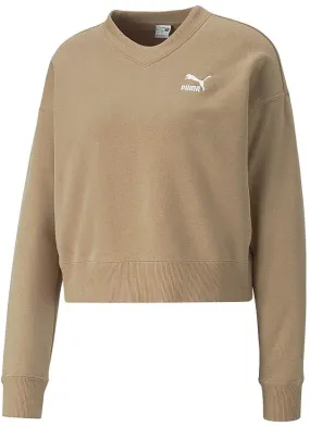 sudadera Puma Classics Crew TR - Dusty Tan - women´s