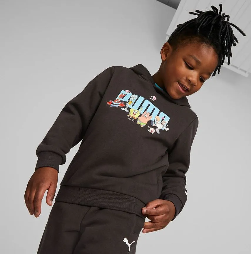 sudadera Puma Puma X Spongebob Hoodie - Puma Black - kid´s