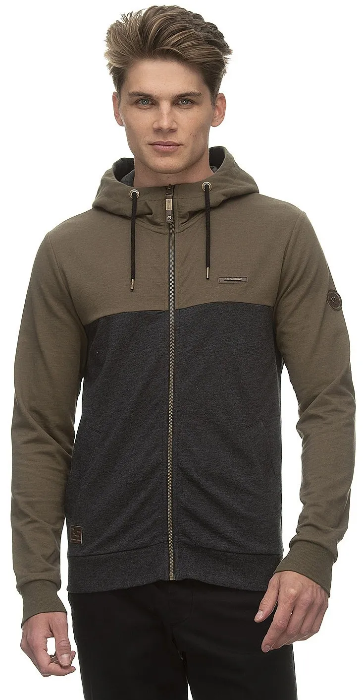 sudadera Ragwear Trytyo Zip - 5043/Light Olive - men´s