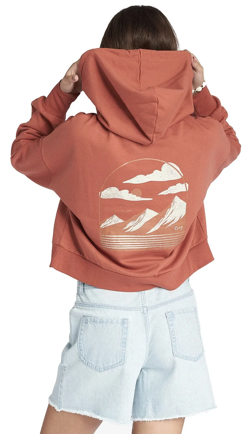 sudadera Roxy Afternoon Hike C - CNS0/Baked Clay - women´s