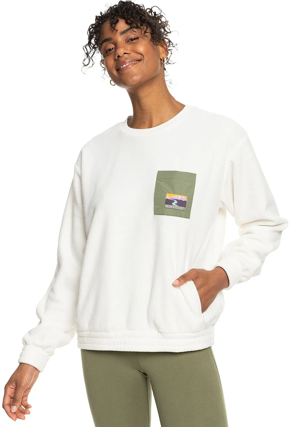 sudadera Roxy Beautiful Madness - WBS0/Egret - women´s