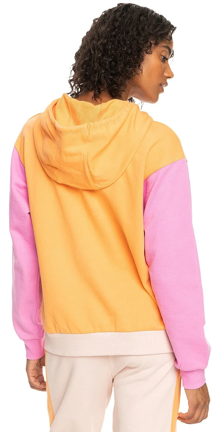 sudadera Roxy Essential Energy Cblock Hoodie - NGZ0/Mock Orange - women´s