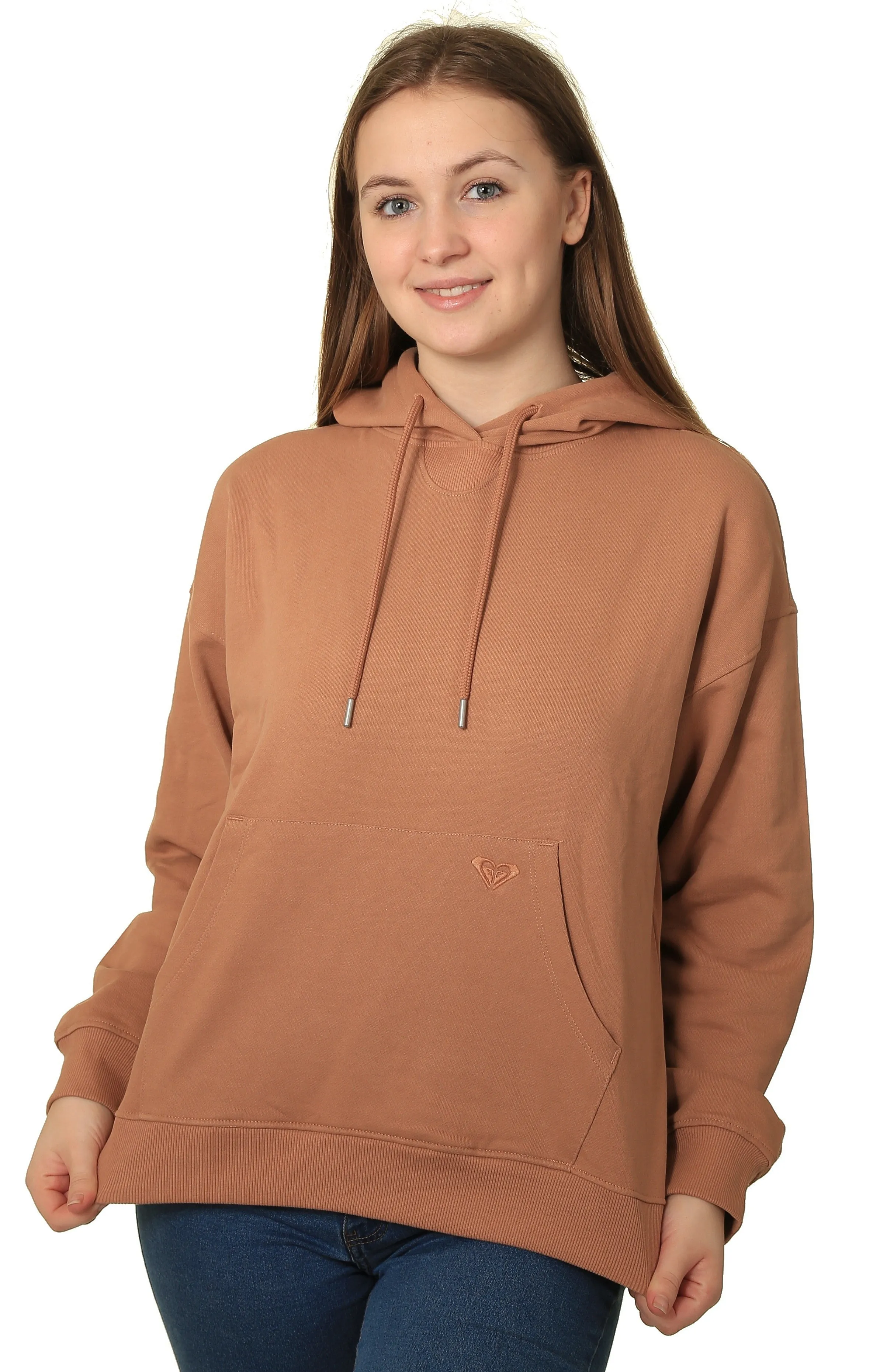 sudadera Roxy Essential Energy Hoodie - CLR0/Mocha Mousse - women´s