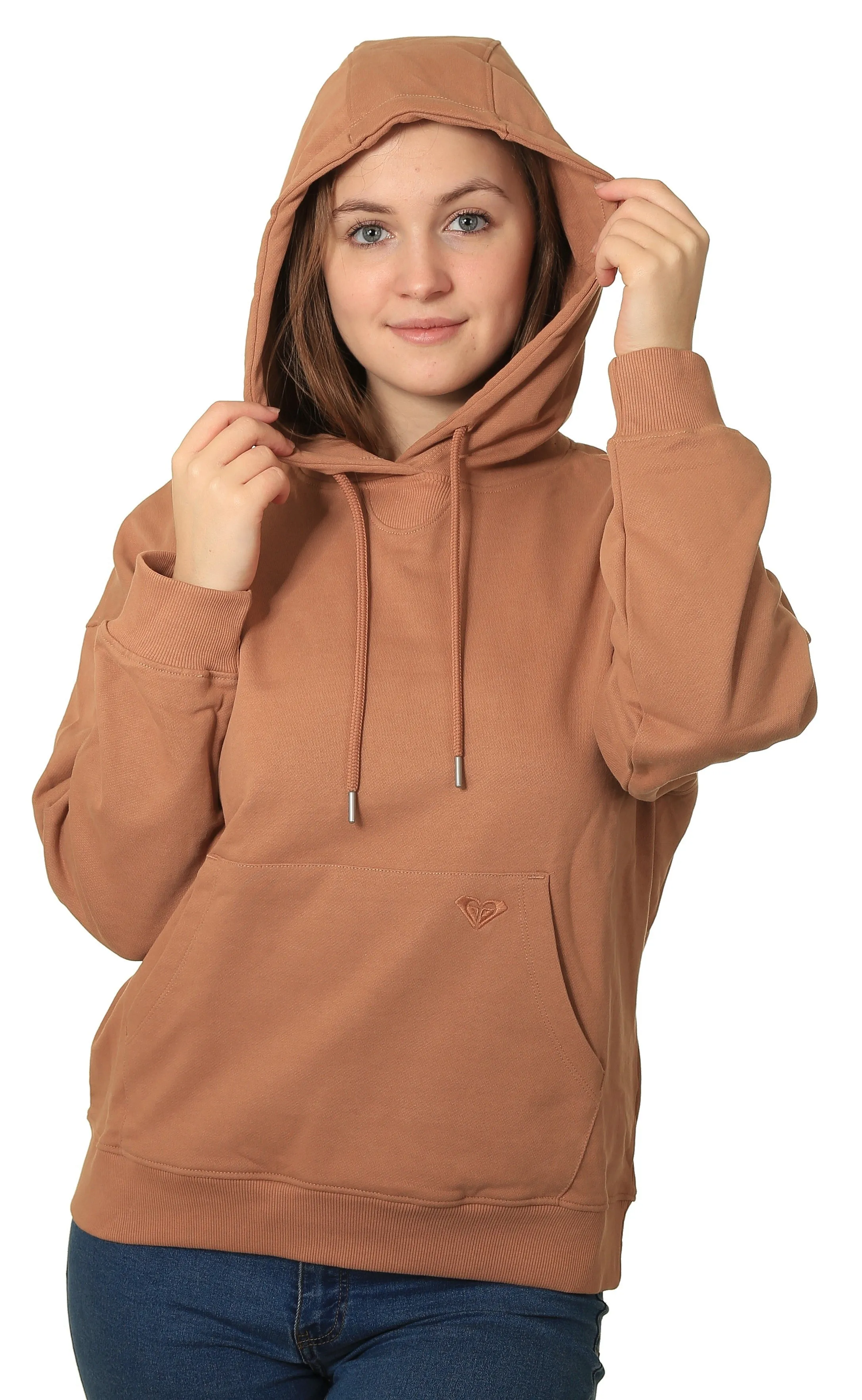 sudadera Roxy Essential Energy Hoodie - CLR0/Mocha Mousse - women´s