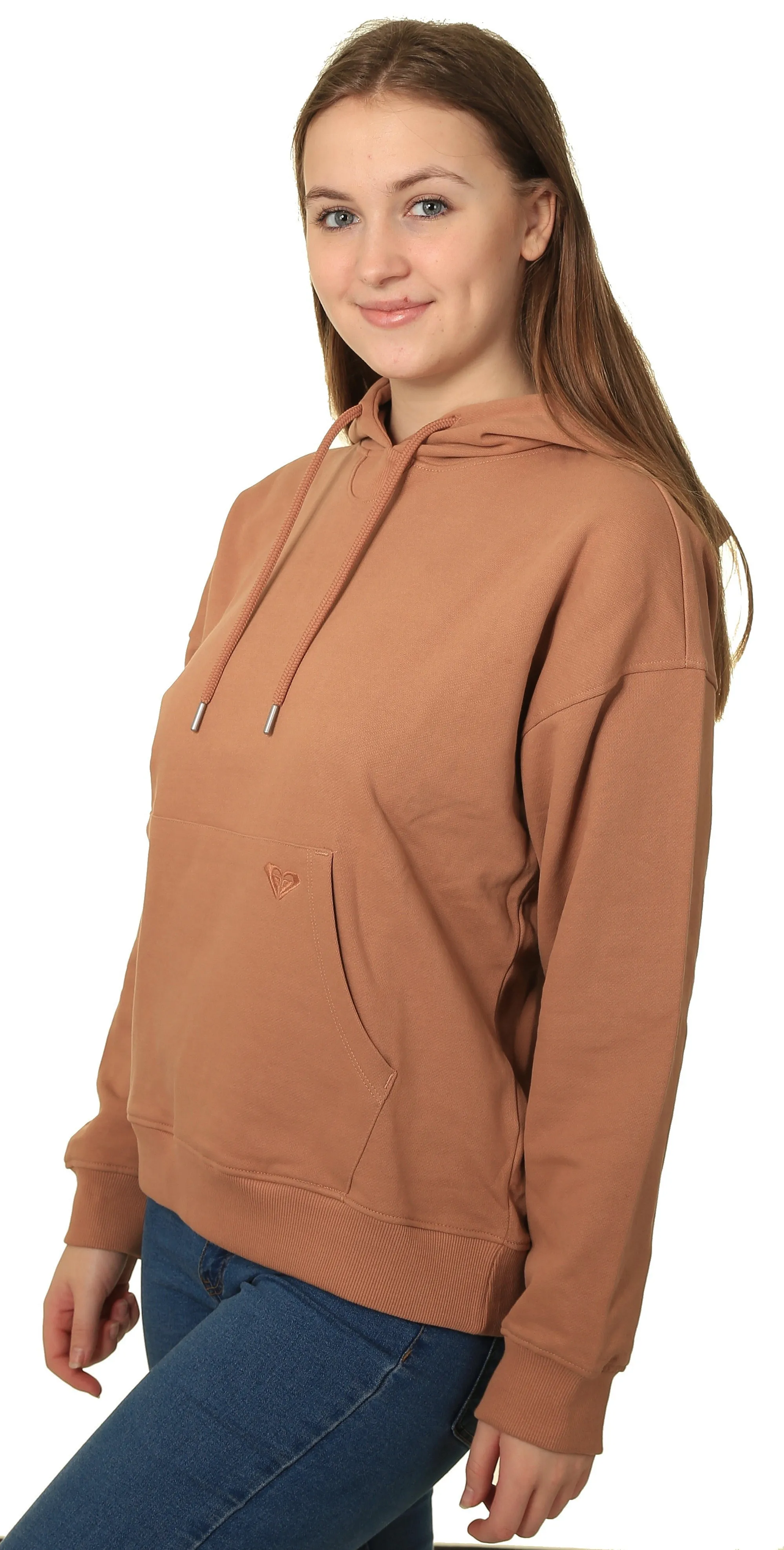 sudadera Roxy Essential Energy Hoodie - CLR0/Mocha Mousse - women´s