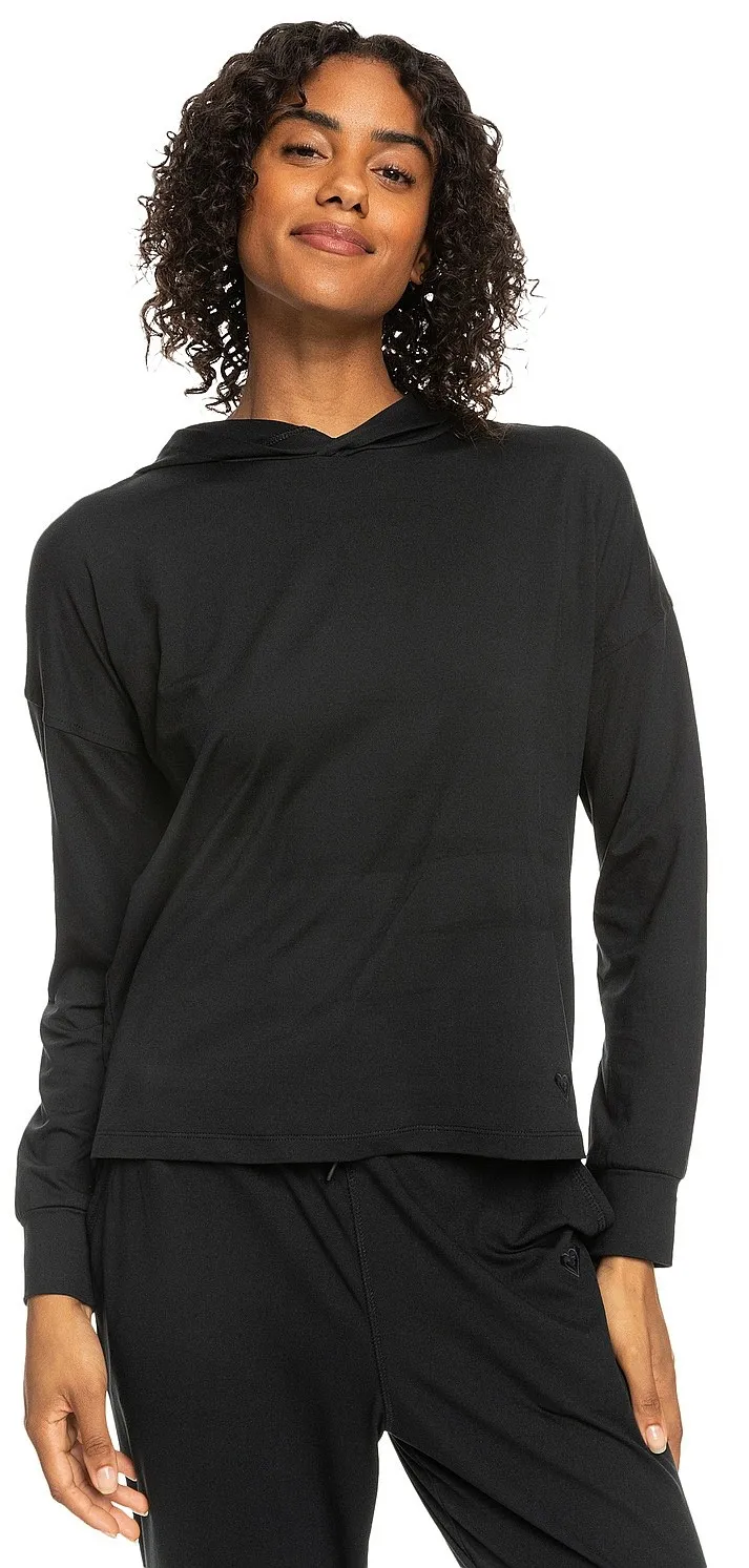 sudadera Roxy Naturally Active Hoodie - KVJ0/Anthracite - women´s