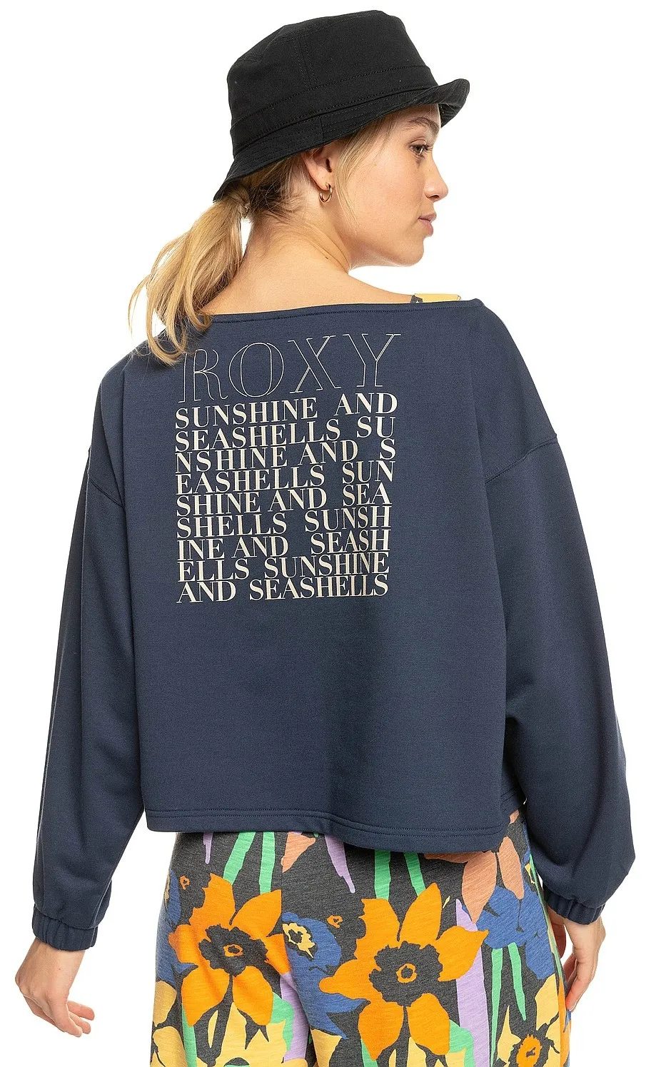 sudadera Roxy Next Set Crew - BSP0/Mood Indigo - women´s