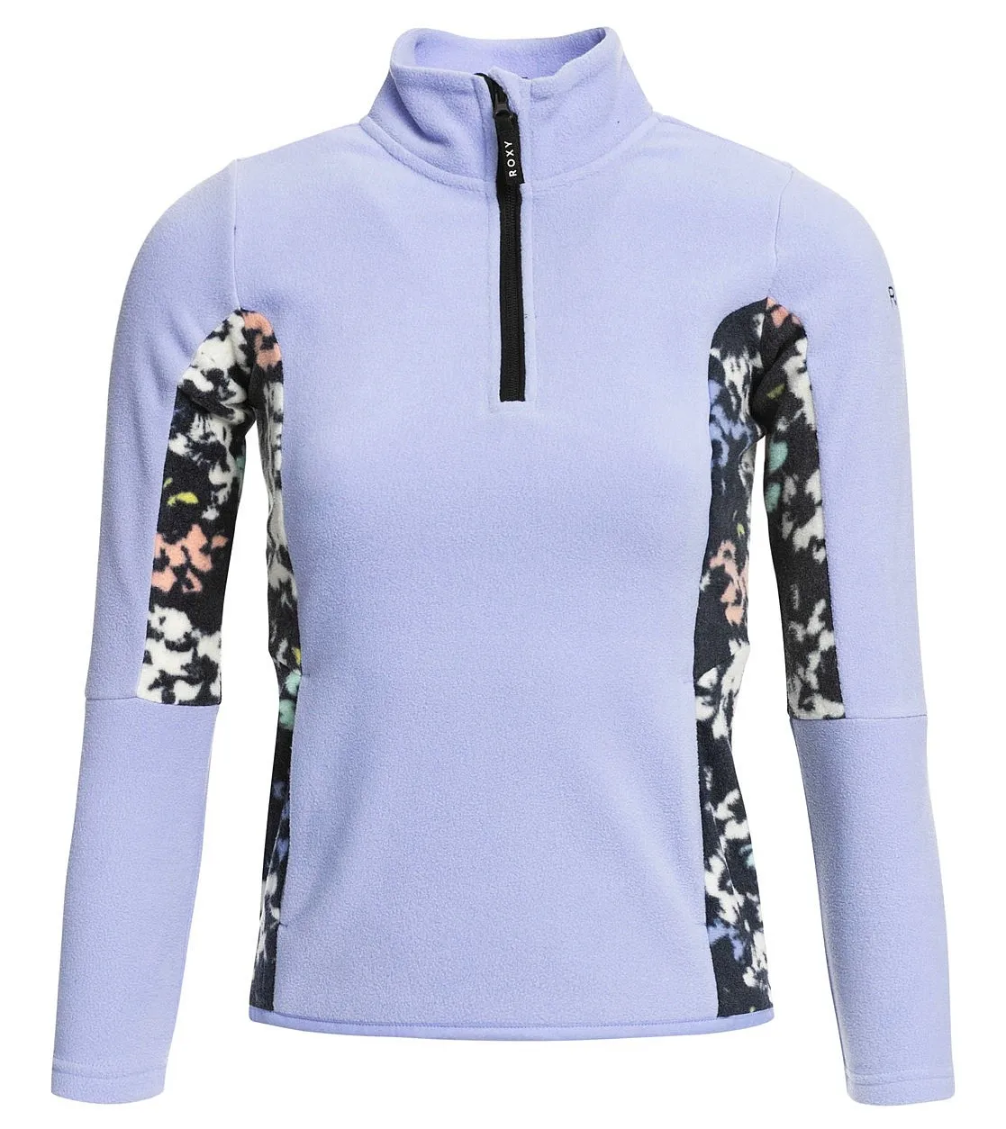 sudadera Roxy Sayna Half - KVJ1/True Black Black Flowers - girl´s