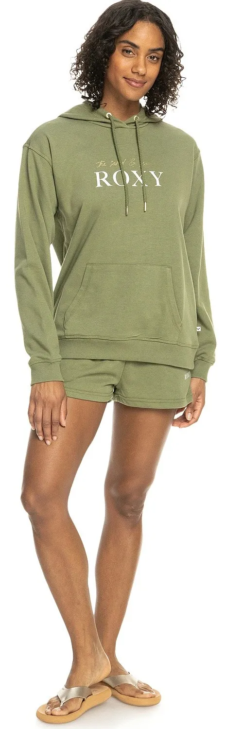 sudadera Roxy Surf Stoked Hoodie Terry - GNG0/Loden Green - women´s