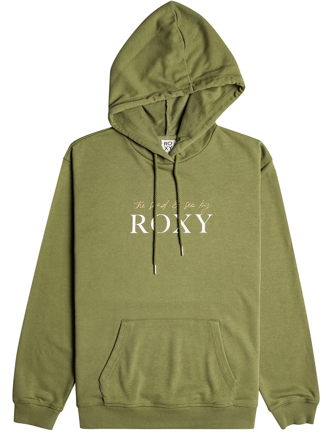 sudadera Roxy Surf Stoked Hoodie Terry - GNG0/Loden Green - women´s