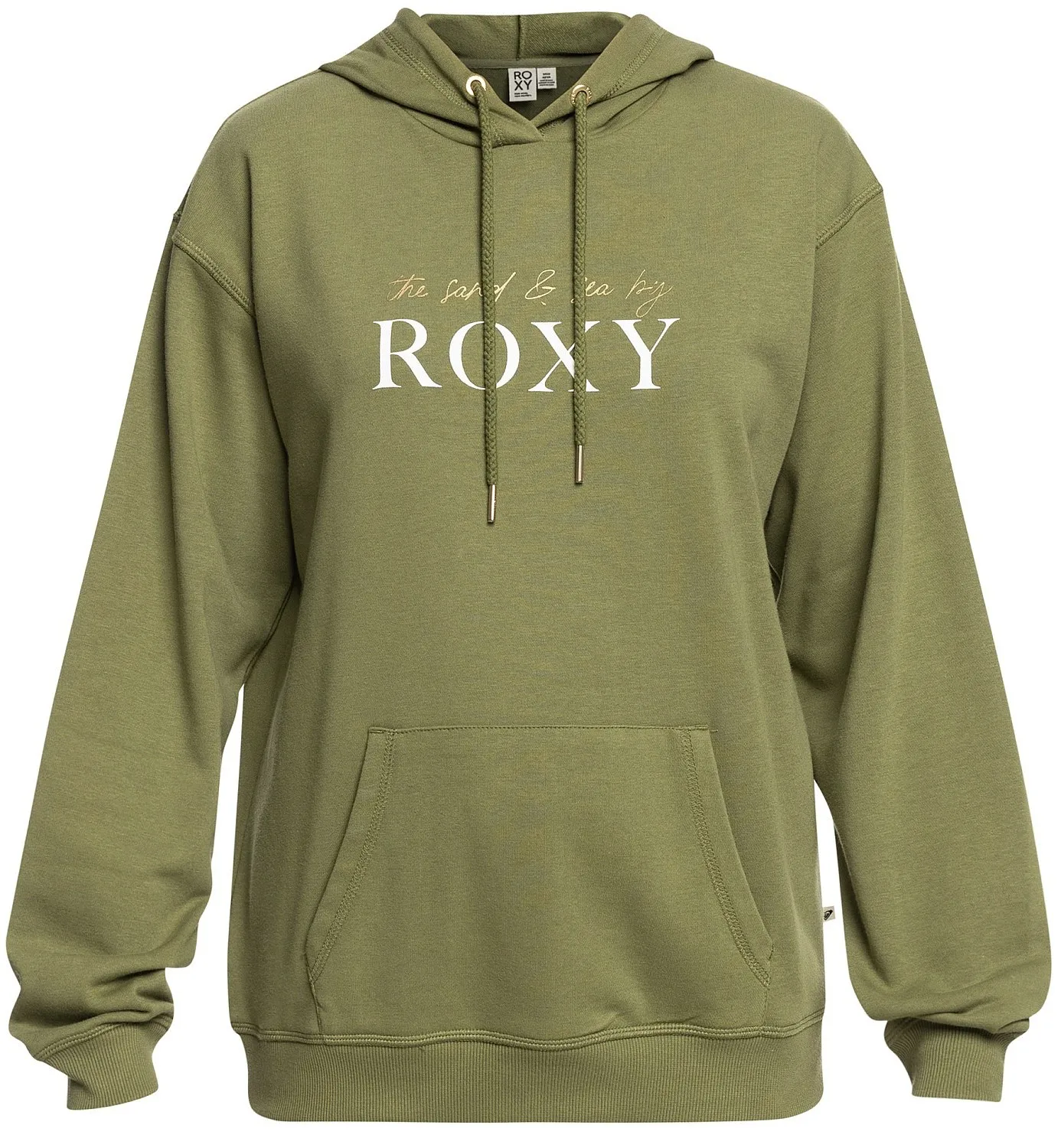 sudadera Roxy Surf Stoked Hoodie Terry - GNG0/Loden Green - women´s