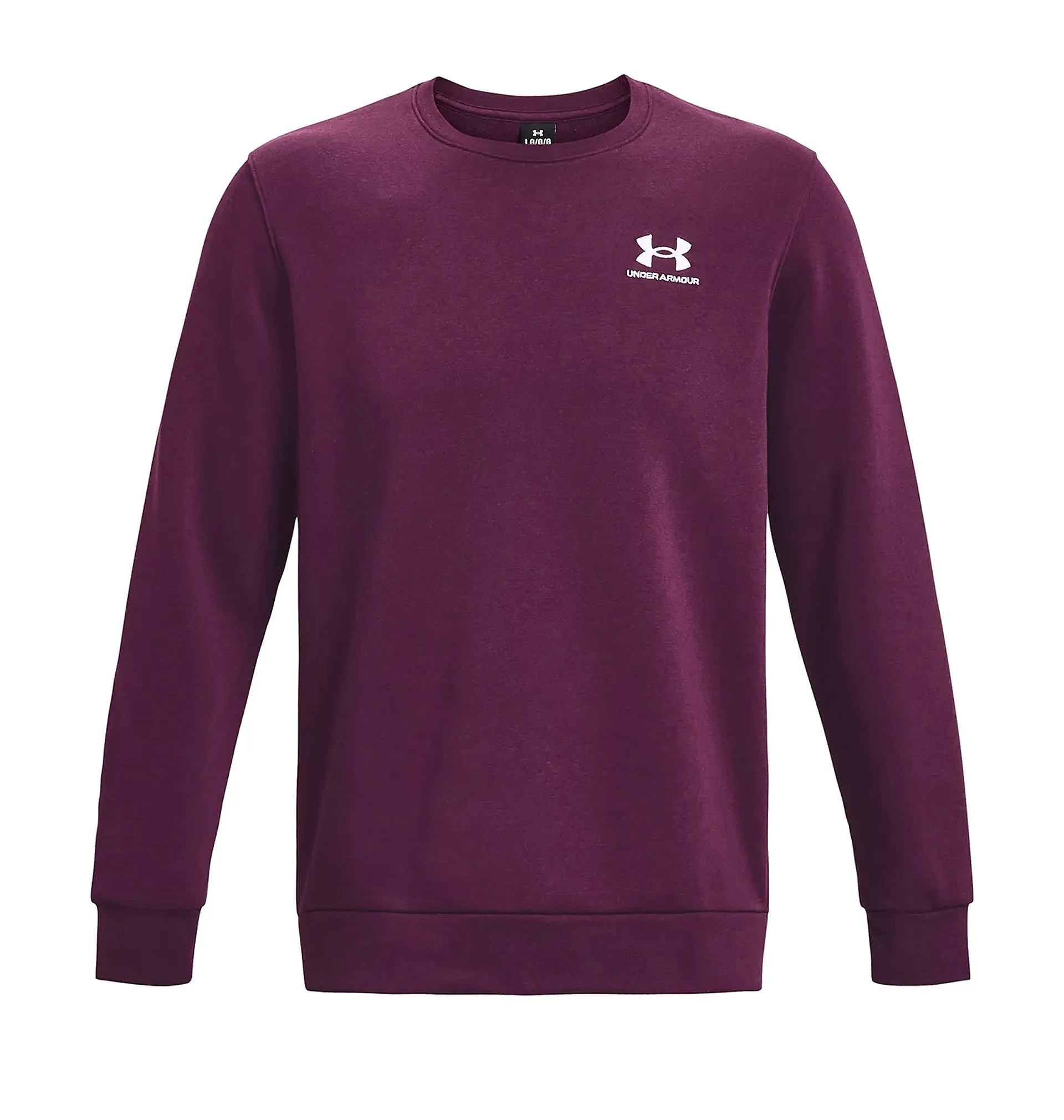 sudadera Under Armour Essential Fleece Crew - 572/Purple Stone/White - men´s