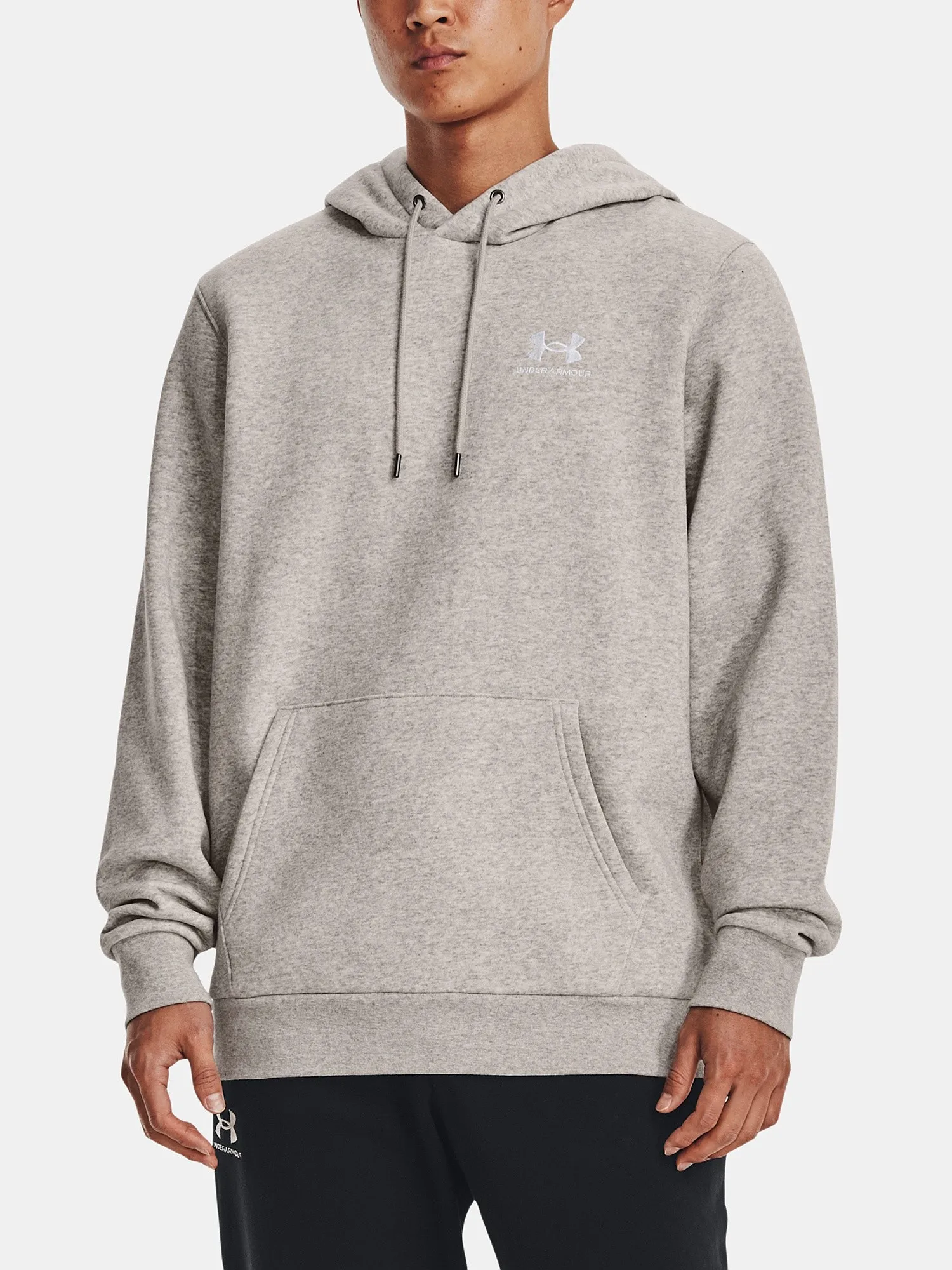 sudadera Under Armour Essential Fleece - Ghost Gray Medium Heather - men´s