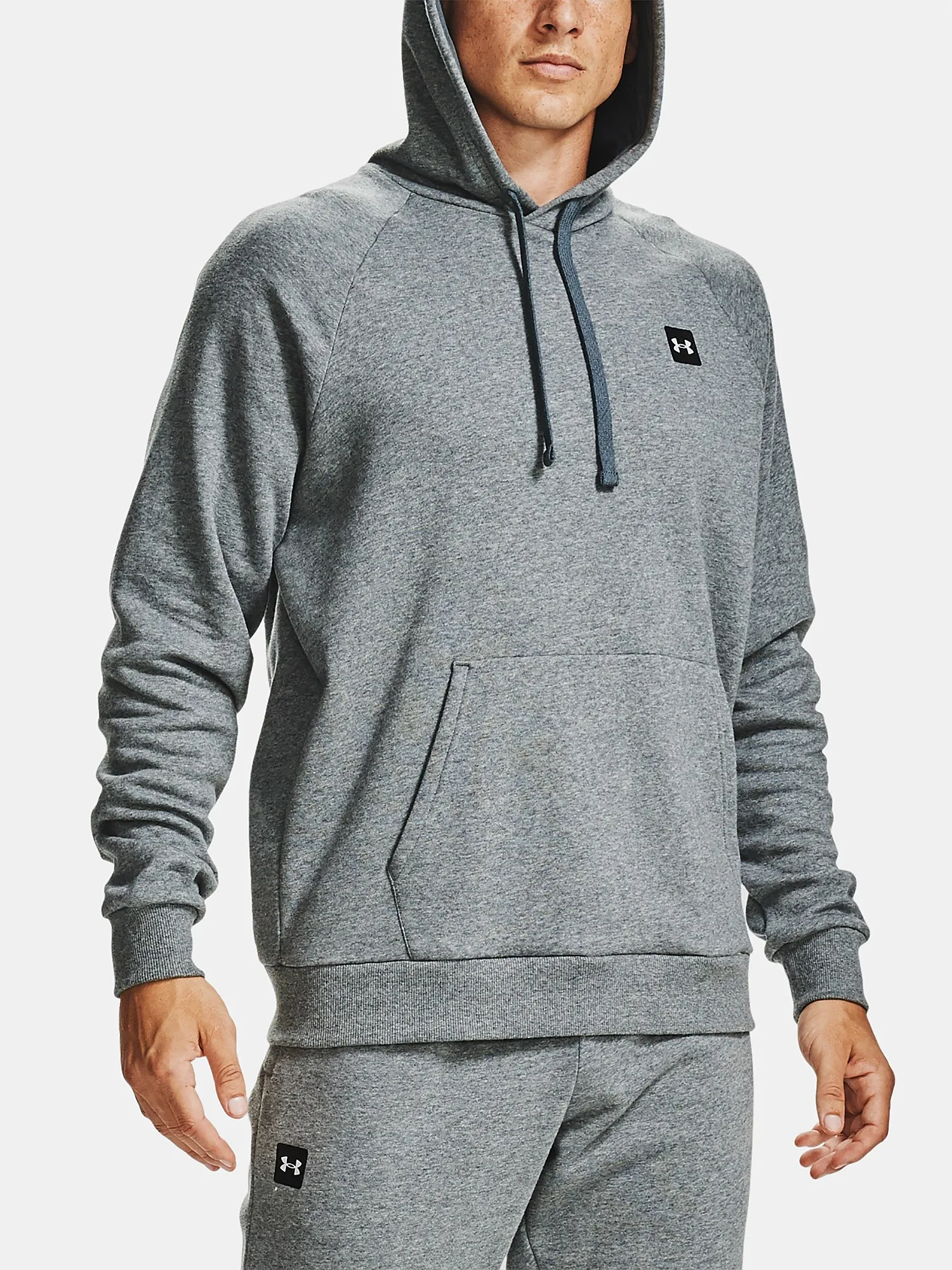 sudadera Under Armour Rival Fleece - Pitch Gray Light Heather - men´s