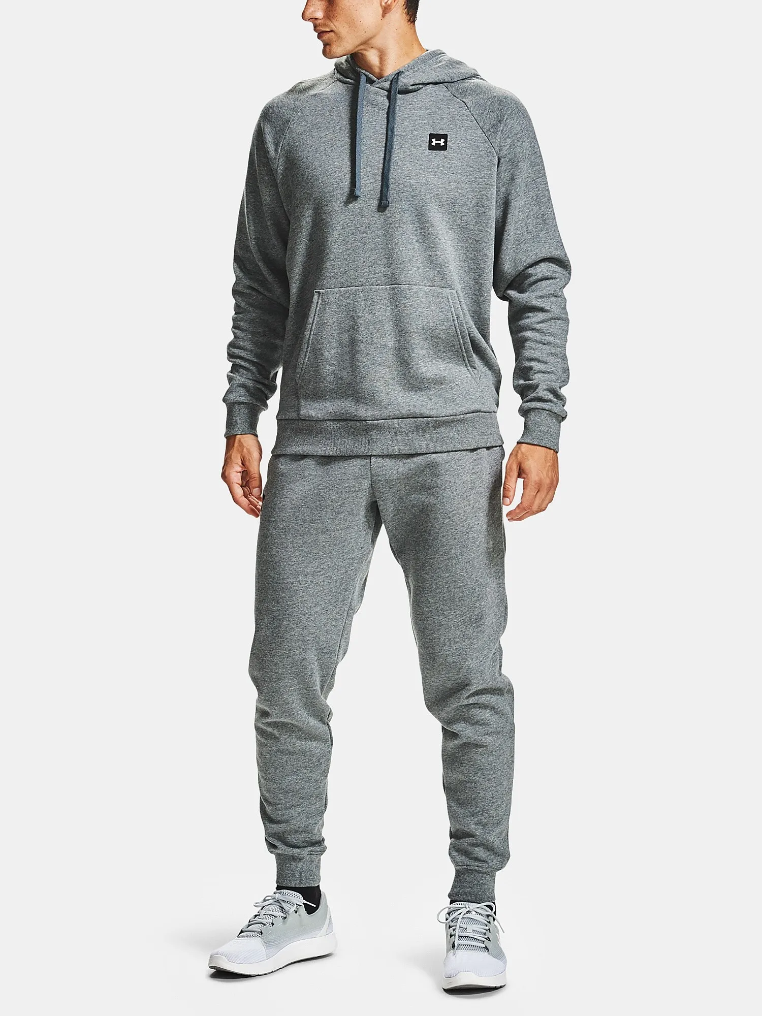 sudadera Under Armour Rival Fleece - Pitch Gray Light Heather - men´s