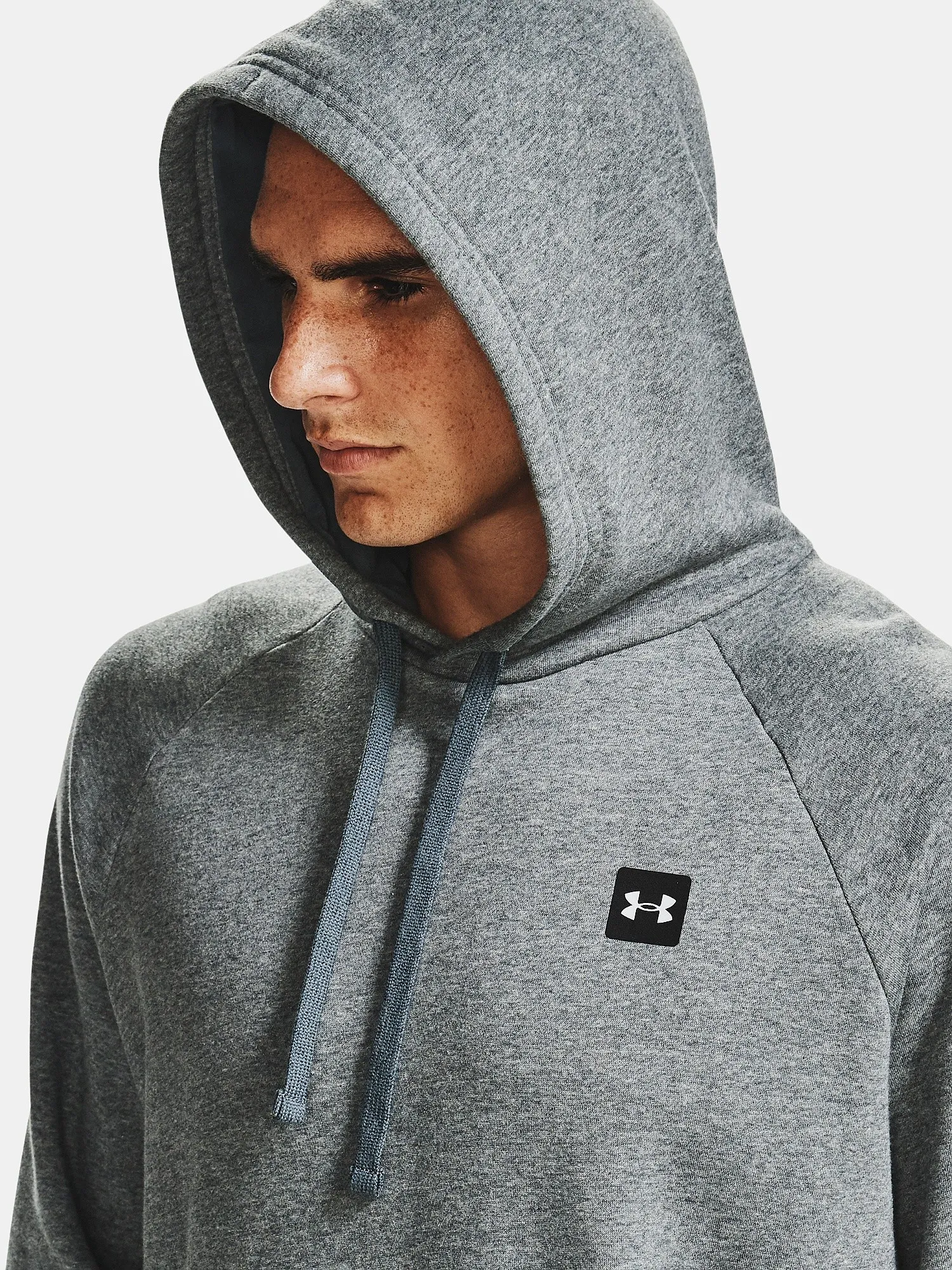 sudadera Under Armour Rival Fleece - Pitch Gray Light Heather - men´s