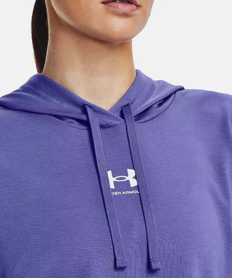 sudadera Under Armour Rival Terry - 495/Baja Blue/White - women´s