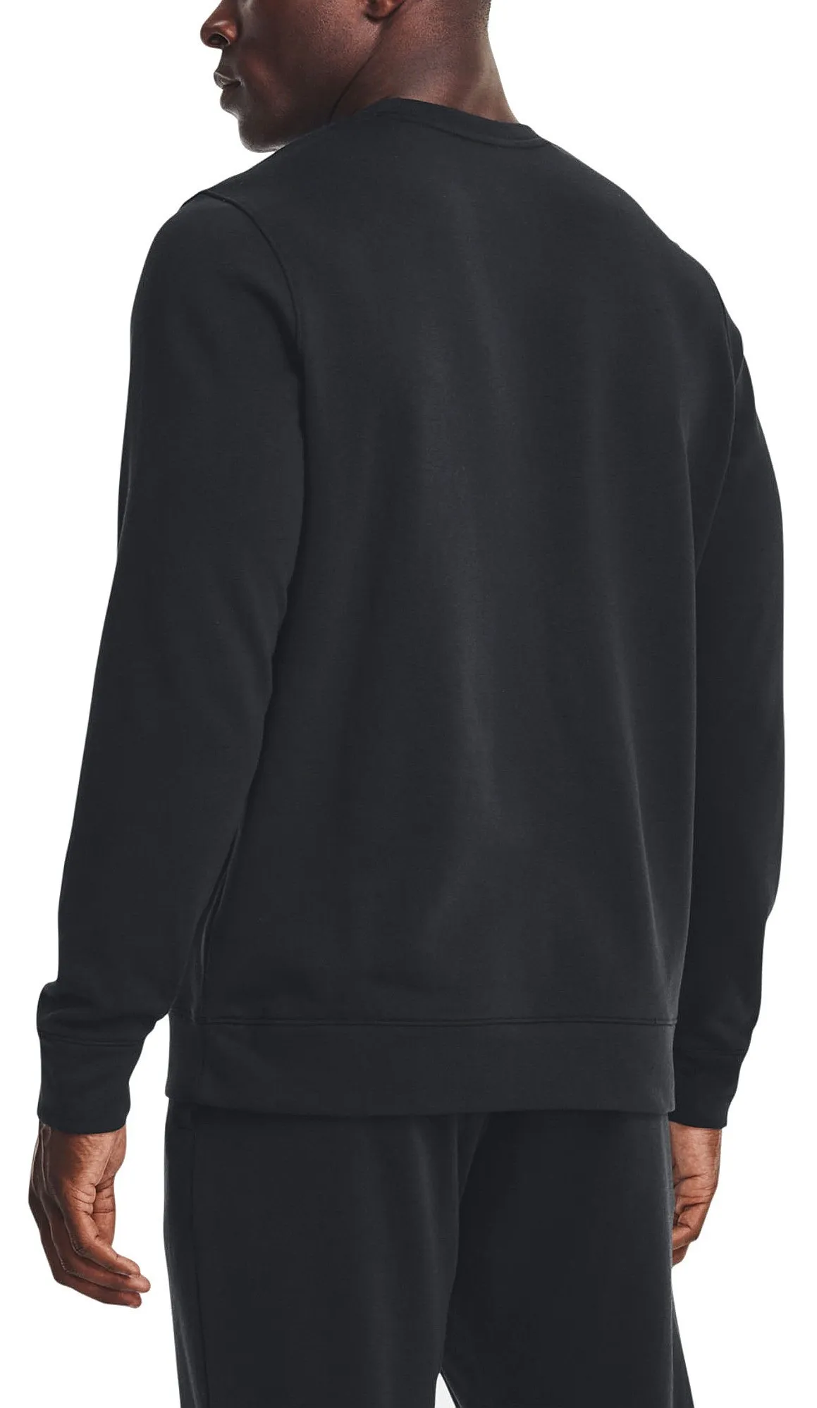 sudadera Under Armour Rival Terry Logo Crew - 001/Black/Onyx White - men´s