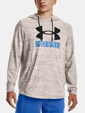 sudadera Under Armour  Rival Terry Logo - Onyx White - men´s