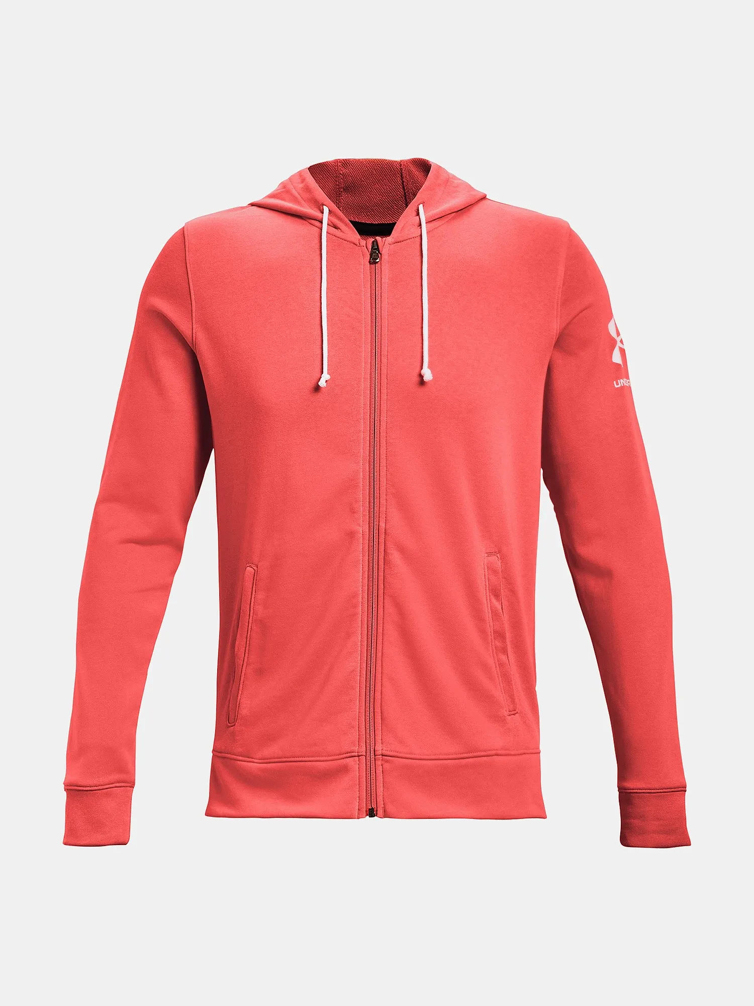 sudadera Under Armour Rival Terry Zip - Venom Red - men´s