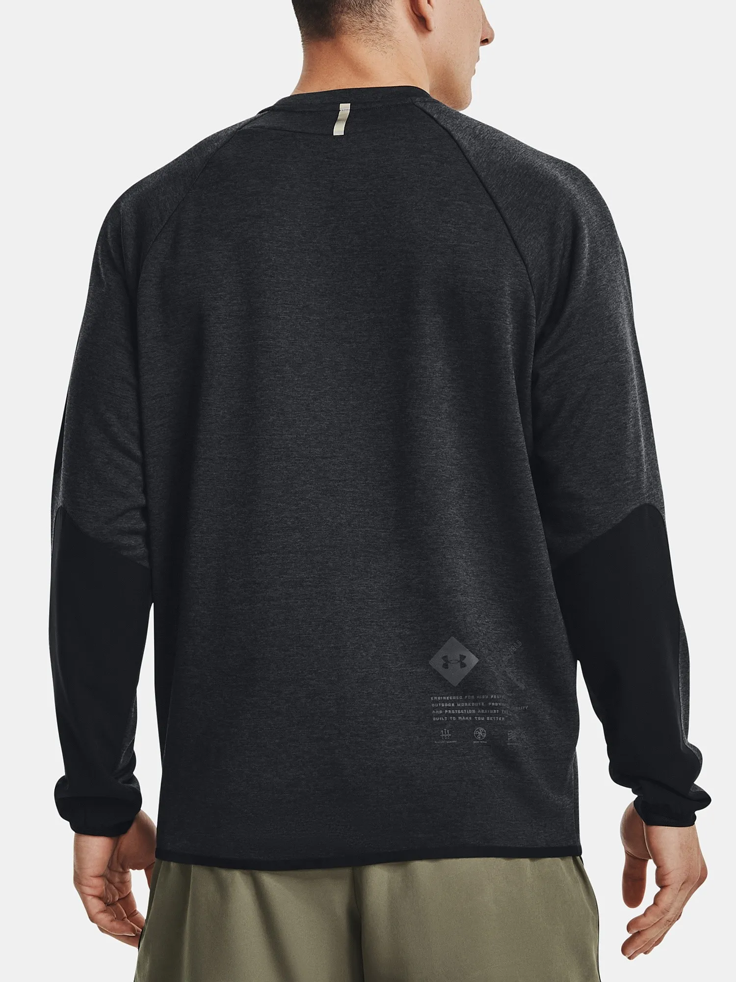 sudadera Under Armour Terrain Terry Crew - Black - men´s