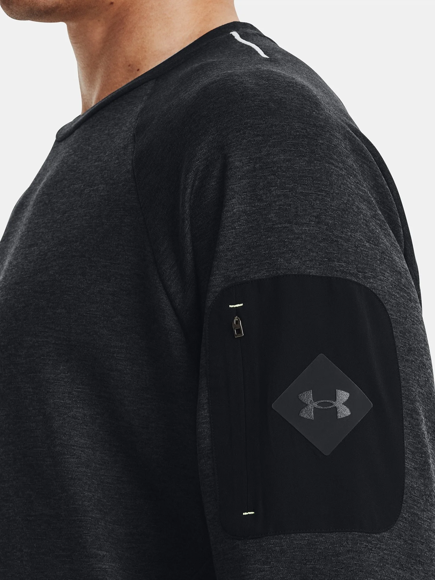 sudadera Under Armour Terrain Terry Crew - Black - men´s