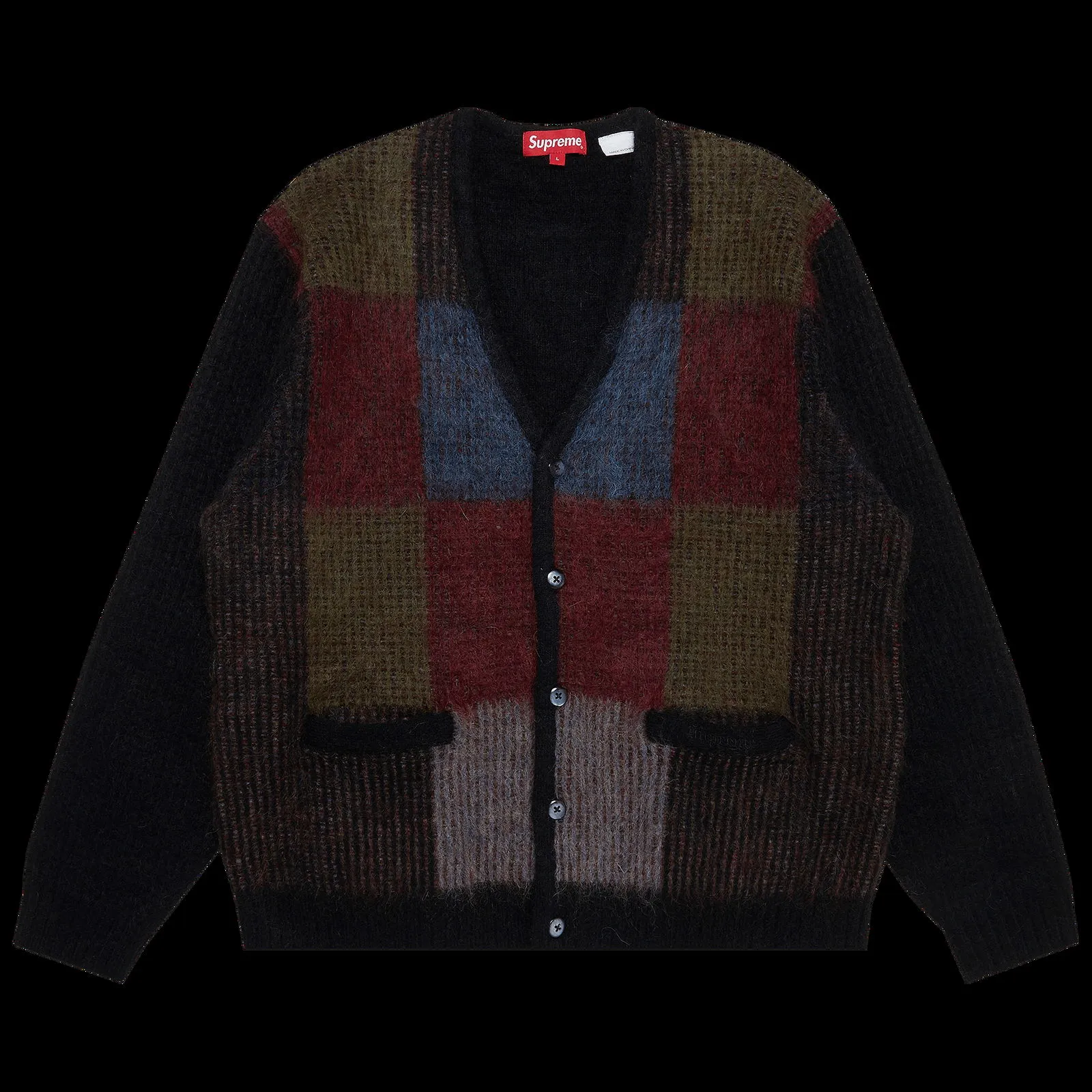 Supreme Brushed Grid Cardigan