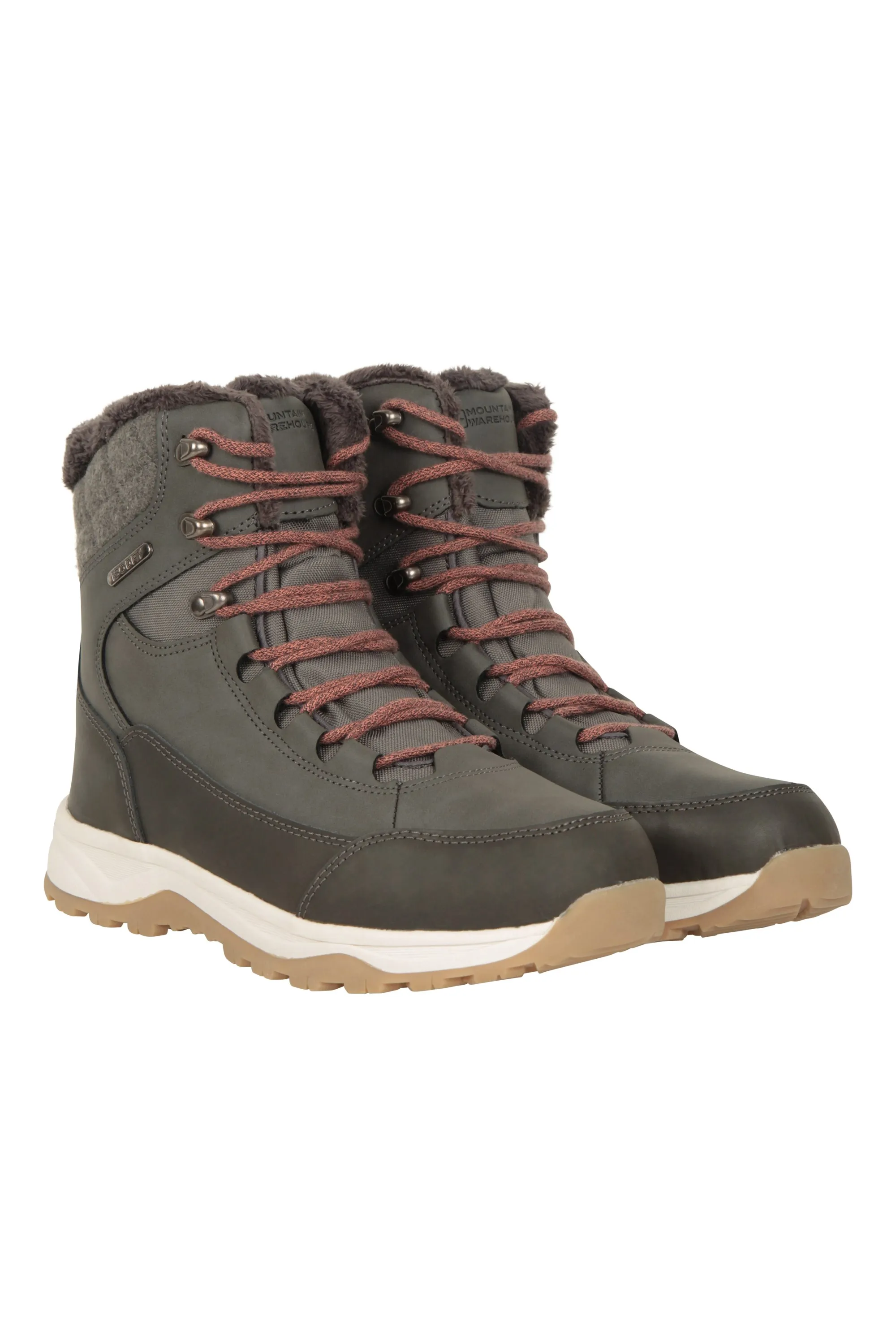 Tundra botas de nieve impermeables para mujer