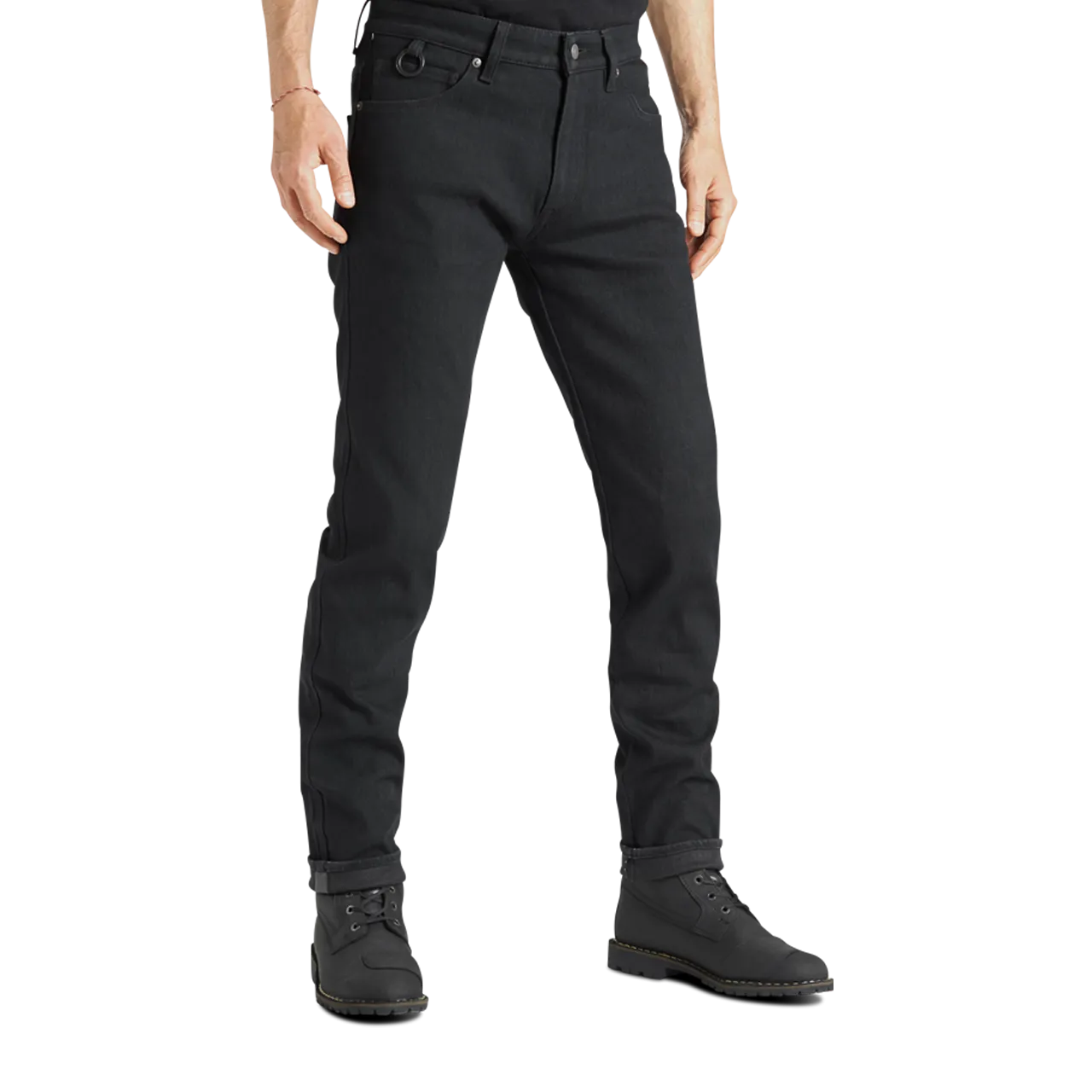 Vaqueros de Moto Pando Moto Steel Black 02 Negros