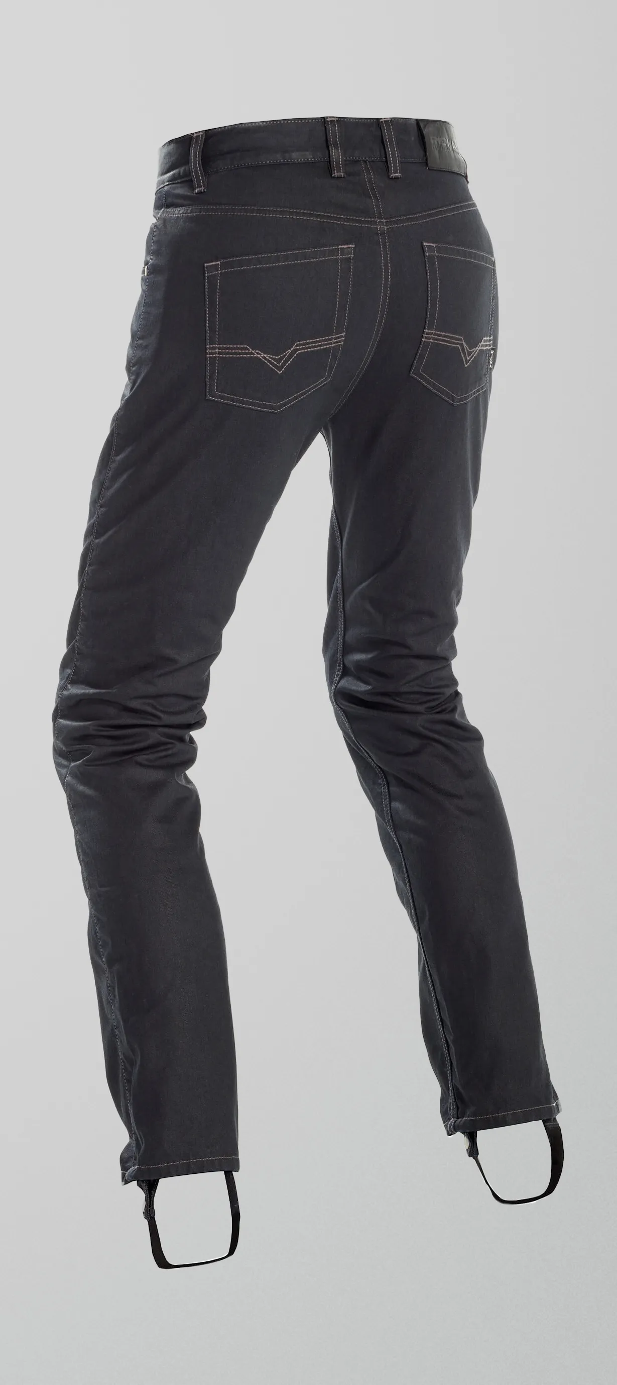 Vaqueros de Moto Richa Cobalt Cortos Antracita-Gris