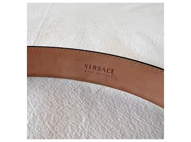 Versace Cinturones Blanco 