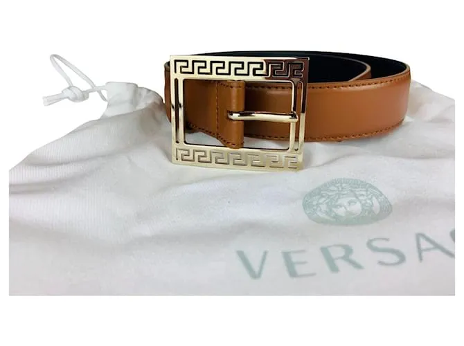 Versace Cinturones Castaño 