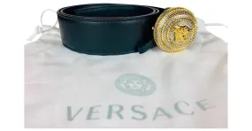 Versace Cinturones Negro 