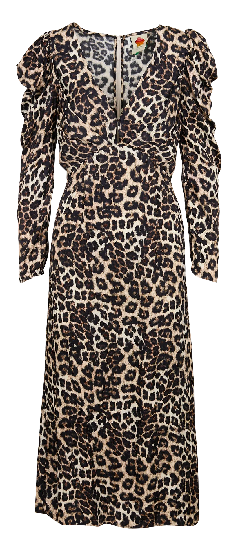 Vestido de leopardo en marron